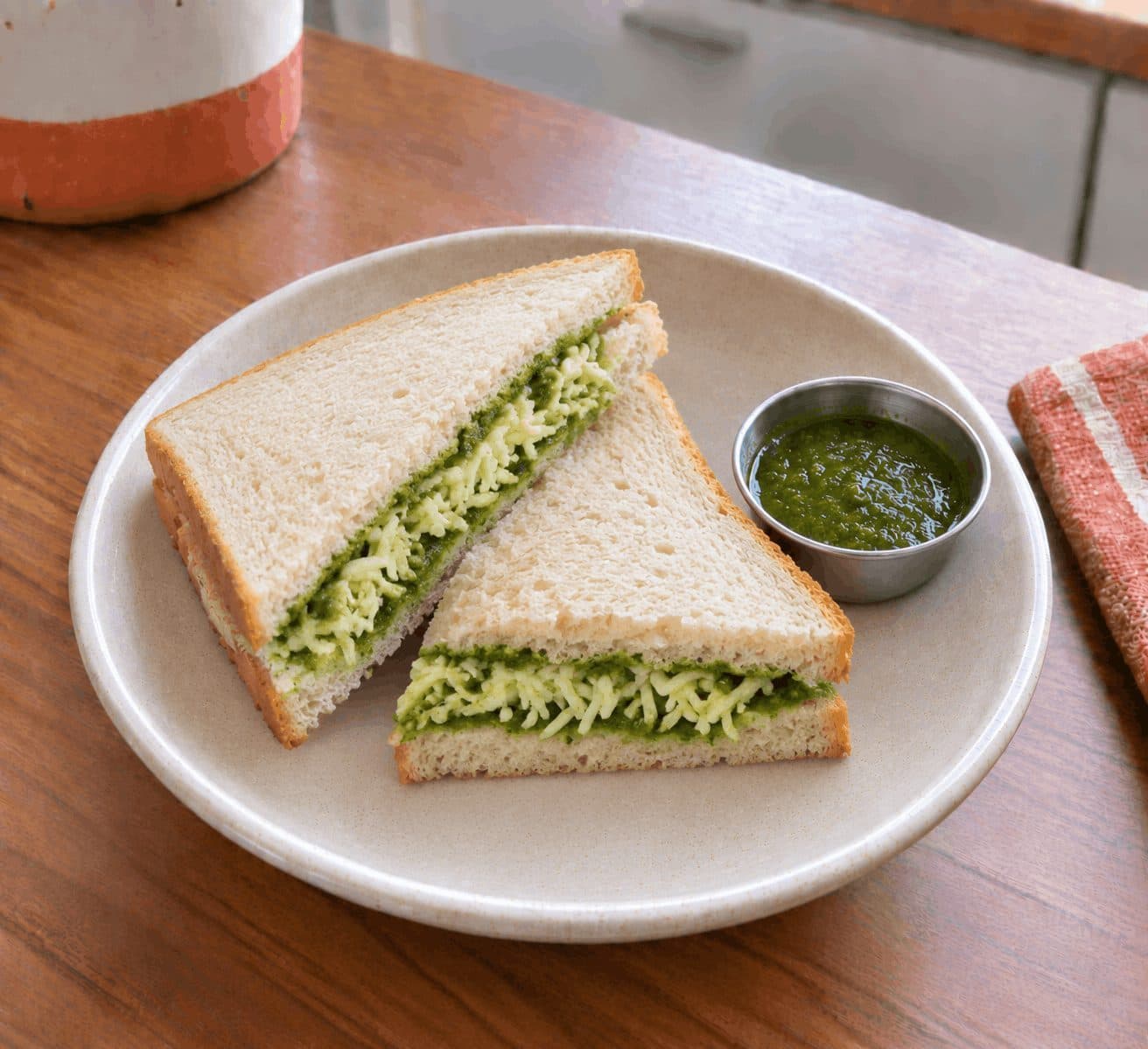 Cheese Chatni Sandwich