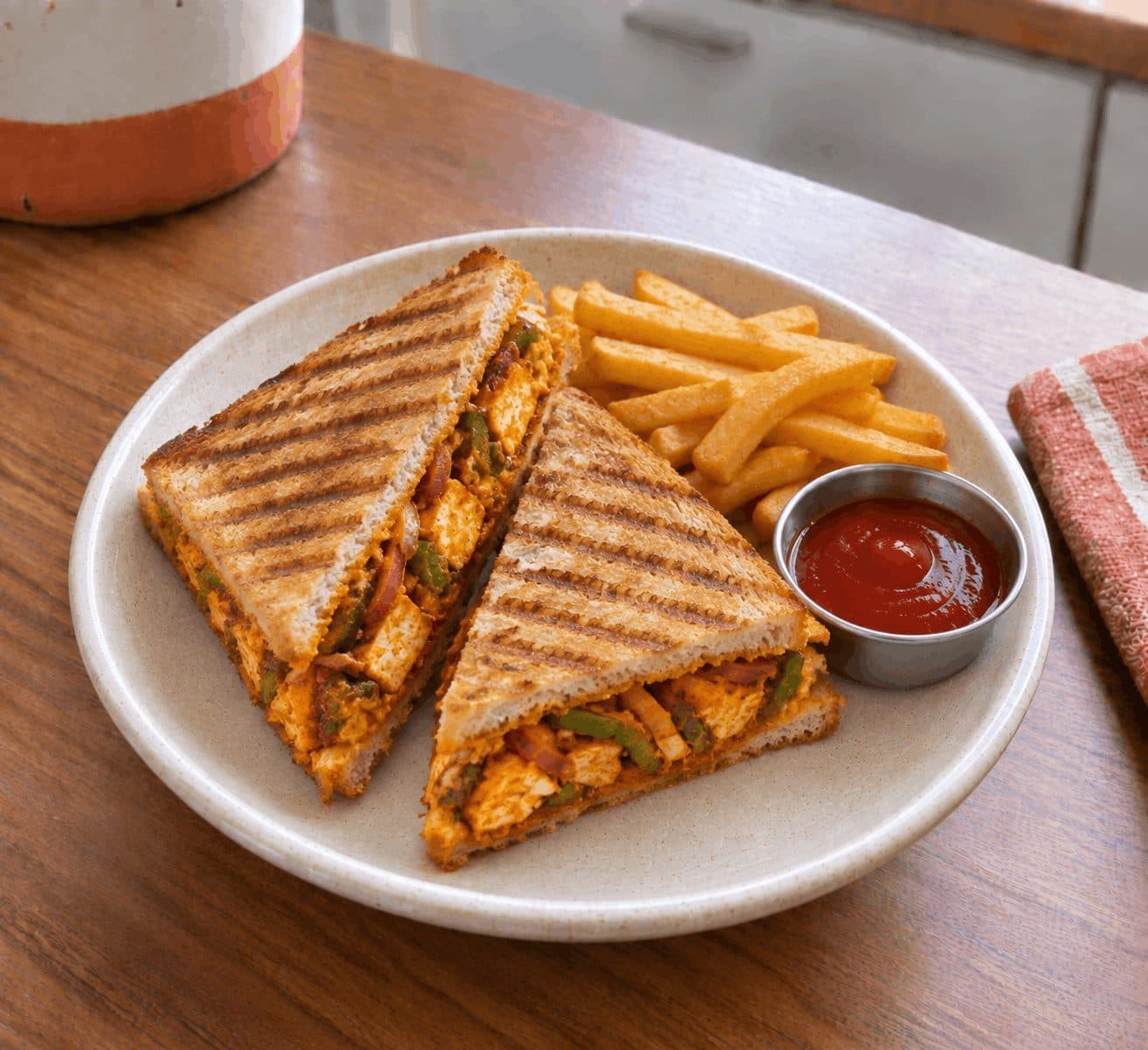 Tandoori Paneer Sandwich