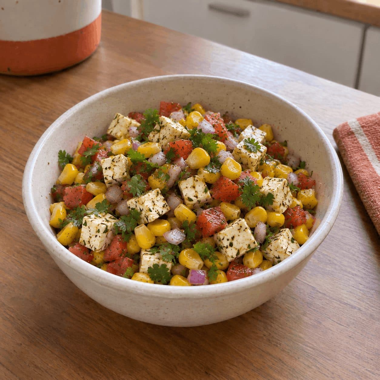 Corn Paneer Salad