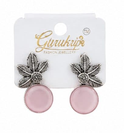 Small oxidised earrings
