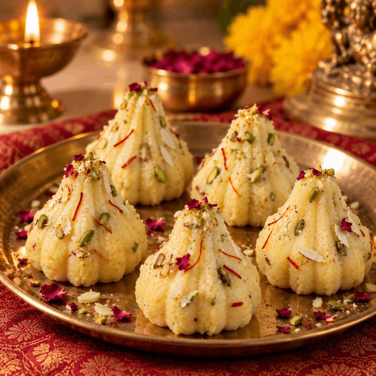 Rasmalai Modak / रसमलाई मोदक