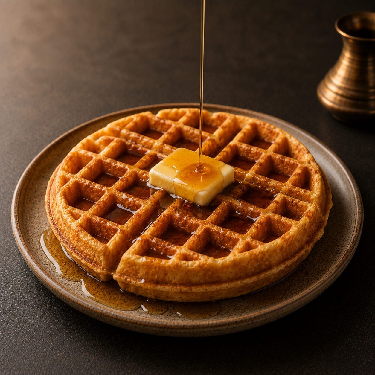 Belgian Waffle with Maple