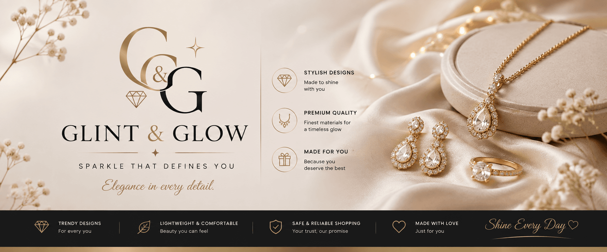 Glint & Glow banner